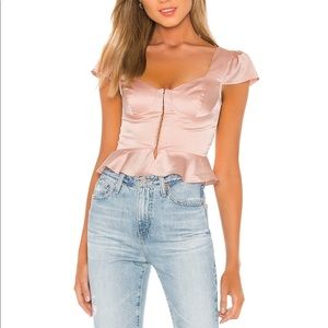 Emmie Hook & Eye Superdown Bustier Top